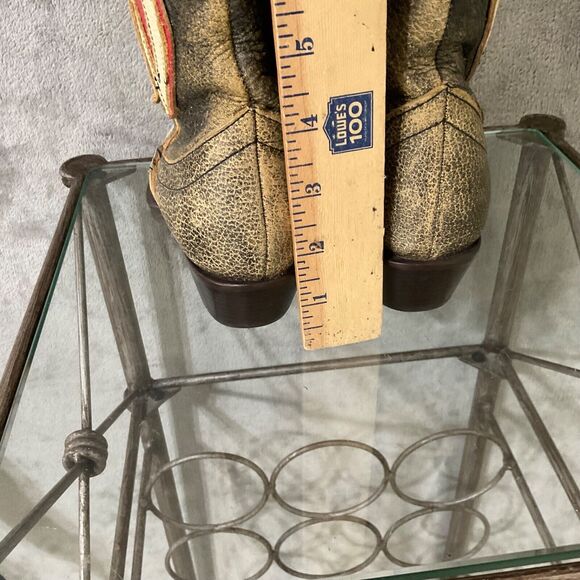 Nine West Leather Cowboy/ girl Boots Rodeo Women’s size  5.5 Inlaid Pattern - Picture 5 of 13